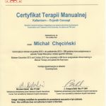 Fizjoterapeuta-Michal-2015.10.01-Certyfikat-Terapii-Manualnej-Kaltenborn-Evjenth-Concept