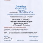 Fizjoterapeuta-Michał-dyplom-Naukowe-podstawy-ćwiczeń-terapeutycznych